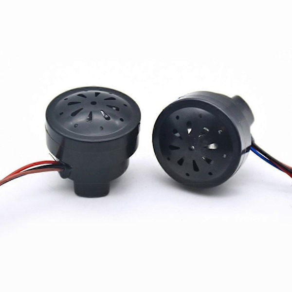 Universal 48V 60V 2 i 1 ATV Motorcykel Elektrisk Signalhorn Rund Högtalare-Siren (FCC)