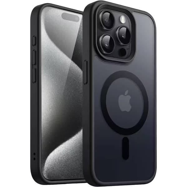 Apple iPhone 15 Pro MagSafe -kotelo, musta