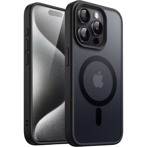 iPhone 15 Pro Svart Magsafe Deksel (C)