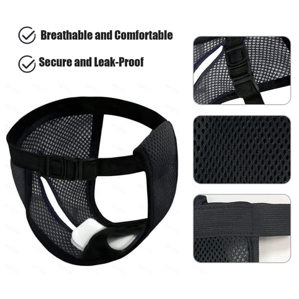 Kontorstolsbetræk Mørkeblå S[C] Black