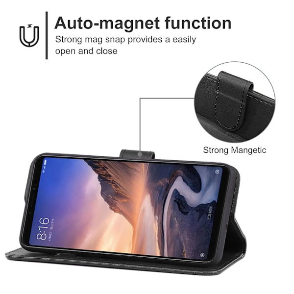 Læderetui til Xiaomi Mi Max 3 Pro