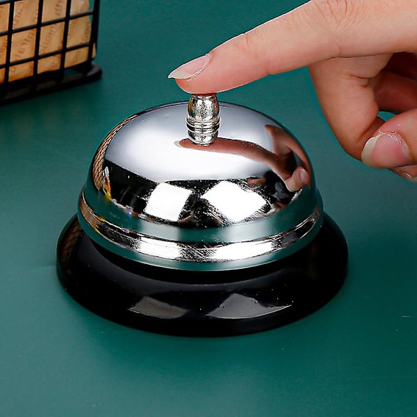 Receptionsklocka silver