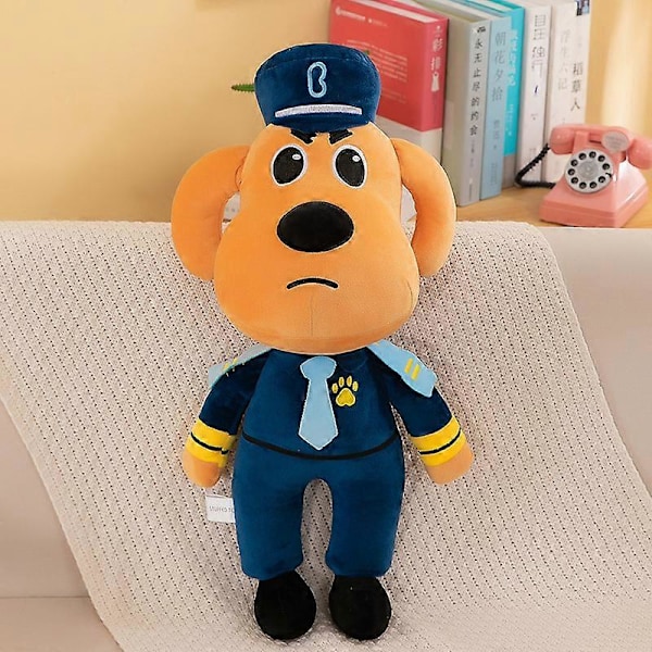 30cm Sheriff Labrador Dog Plush Toy Doll Anime Security Sergeant Labrador Wolf Dog Plush Stuffed Toys Birthday Xmas Gifts