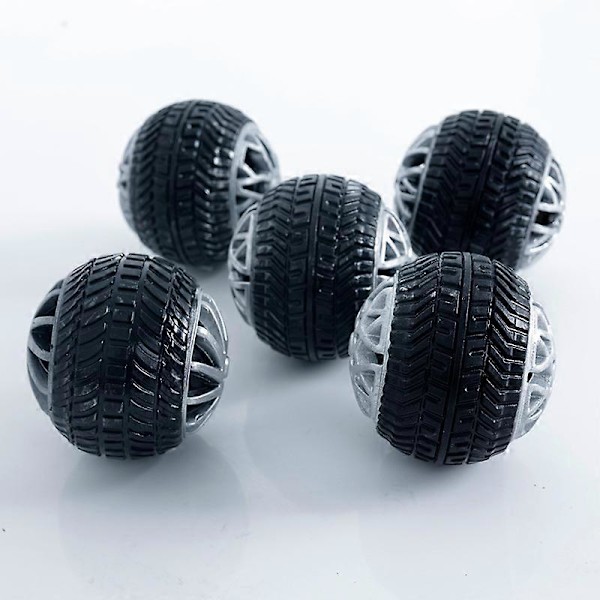 Självlysande Stressboll - Kreativ 3D-Hjuldesign med Ihålig Textur för Stresslindring och Fidgeting (C)