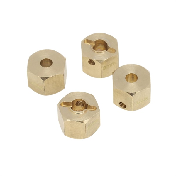 4x Pyörän Hex Hub -adapterit SCX10 CC01 WRAITH 90027 90034 1/12 RC-autoon 9mm (C)