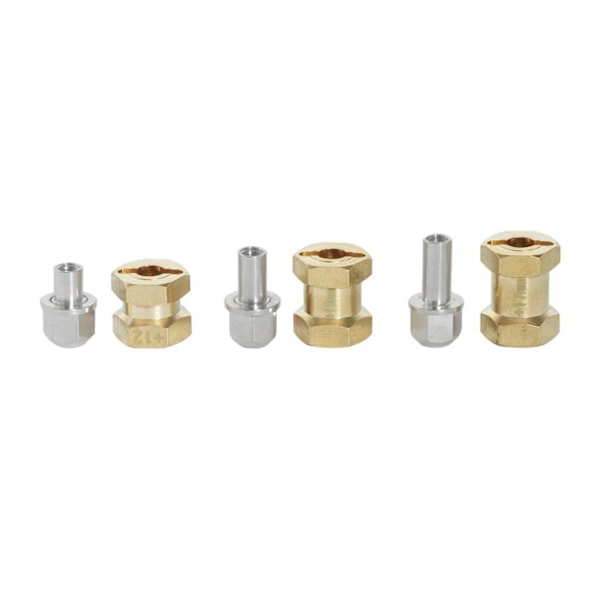 RC Messing Hjul Hex Hub Drive Adapter 4 stk. For Axial Scx10 RC Crawler 15mm (C)