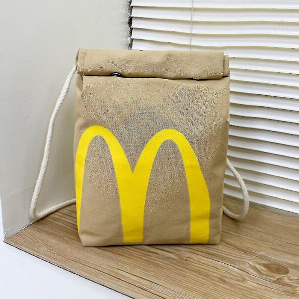 Realisttisk McDonalds Ryggsäck/Messenger Väska - Snabbmatspresent Student Fritid Shoulder bag