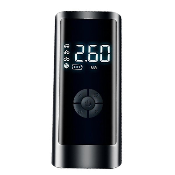 Bærbar Kompressor Dekk-inflator 120 Psi Trådløs Elektrisk Pumpe For Bil Dekk, 12V Dekk Pumpe Med Digitalt Trykkmåler, LED For Bil, Sykkel