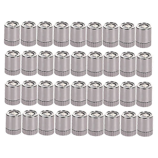 36 stk. Miniature Lys, Mini LED Lys til Håndarbejde, Mini Spotlys Batteridrevet (Varm Hvid) (C)