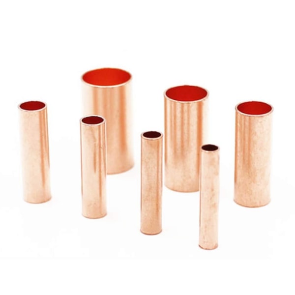 250 stk GT Kobberforbindelsesrør Ledningsforbindelse Små Kobberrør Terminal Kabelklemme Bootlace Ferrule Kit[C] Copper