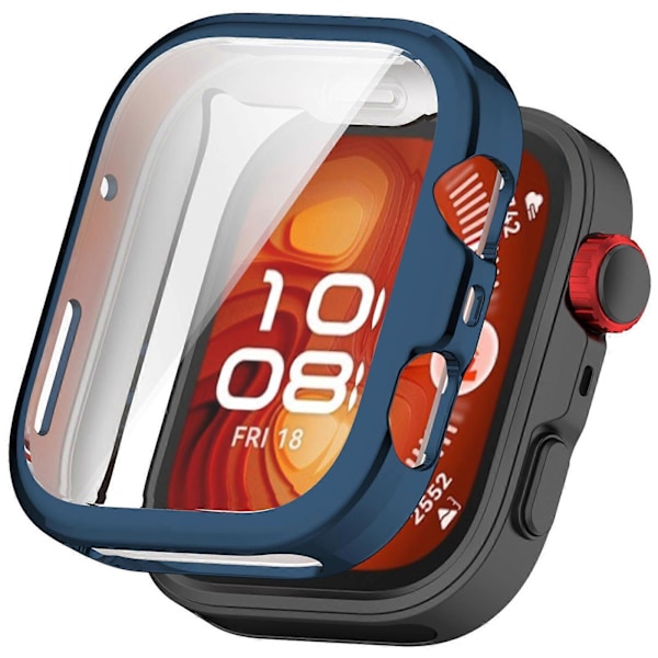 Elektropläterat TPU Full Coverage Skyddsfodral för Klocka (C) Midnight Blue For Huawei Watch Fit 4 Pro