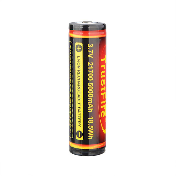 21700 5000mAh Li-ion 3.7V Oppladbart Batteri for LED Lommelykt