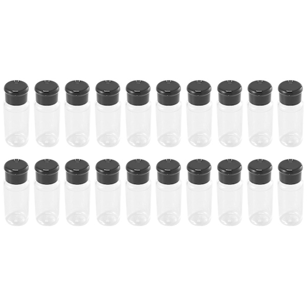20 st/set 100ml Kryddburkar Salt Peppar Kryddburkar Svart Kryddburk Kryddburk Grillkrydda Xinmu[C]