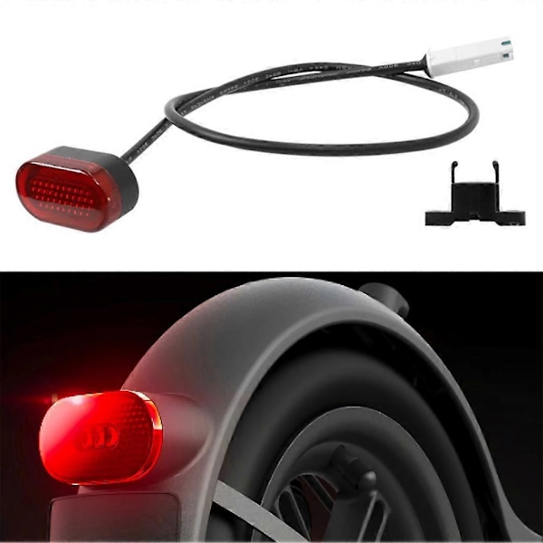 Bakskärm Bakljus för Ninebot Max G30 Elektrisk Scooter Bakre LED-Lampa Varningslampa (FCC)