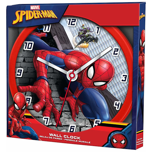 Spiderman väggklocka för barn Avengers