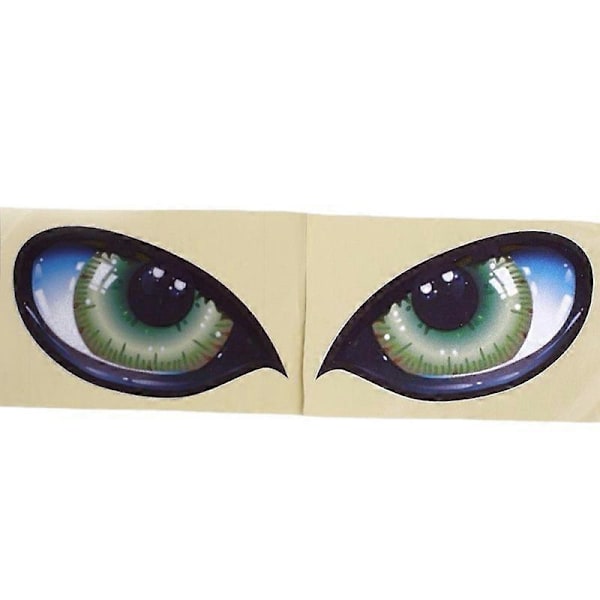 3D Stereo Refleks Kattøyne Bilsticker Lim Bakspeil Dekal