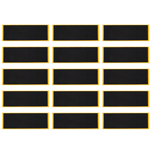 15 stk. Sorte Fingerboard Skum Grip Tape Anti-Slip Finger Skateboard Tape Stickers