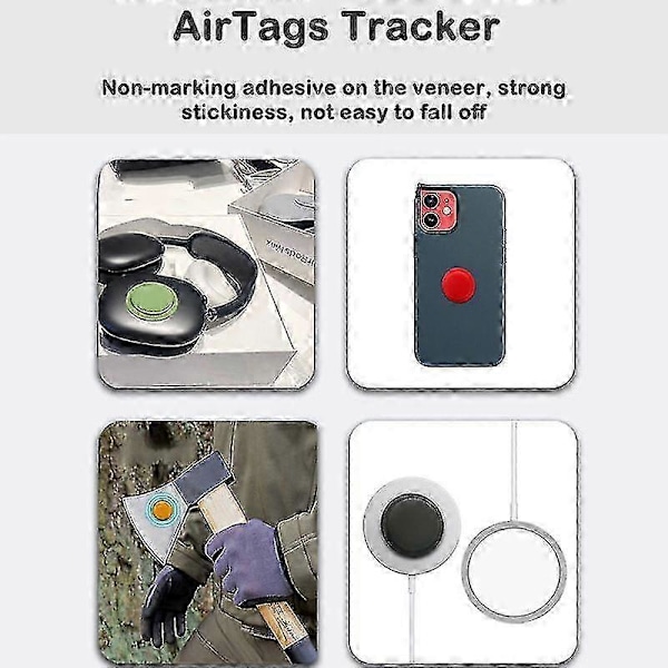 Apple AirTag Bluetooth Tracker - 4-pak dark green