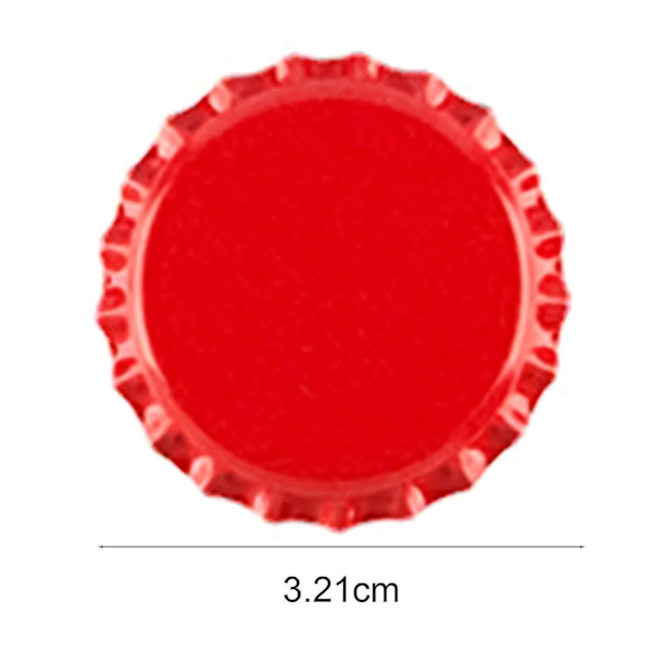 100 stk Flaskekorker Robust Konstruksjon Anti-deformert Tinnplate Mini Øl Drikke Korker For Hjem[C] Golden