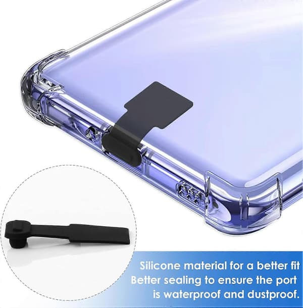 USB C Pölysuojatulpat 6 kpl Silikoniset Type-C Pölysuojat Latausportille