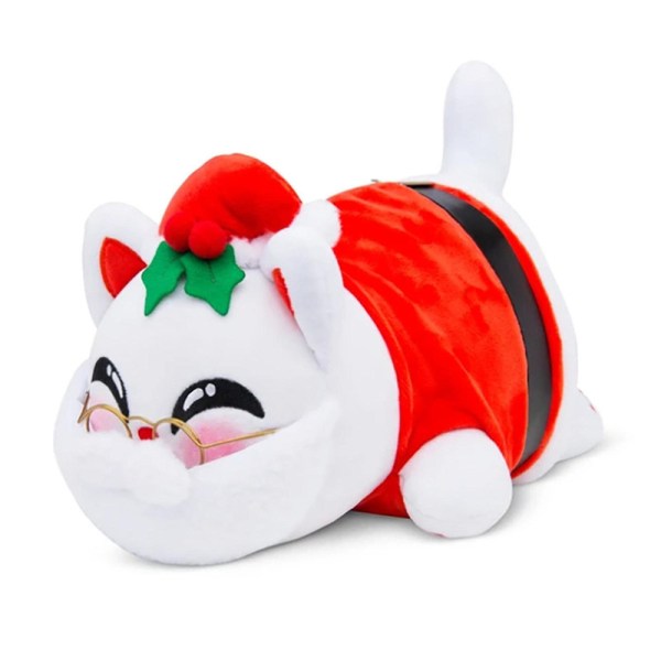 Aphmau Meemeows Plush Surprise Cat Mermaid Cat Plush Feature 9,8in Santa Claus cat