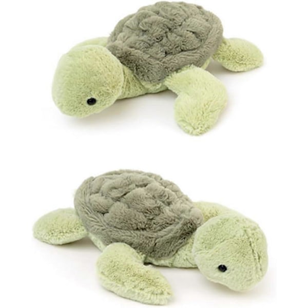 12 tum Viktad Plysch Söt Sköldpadda Gosedjur, Mjuk Havssköldpadda Plysch Leksak Sköldpadda Plushies Kudde - Present till Barn, Bebisar, Småbarn