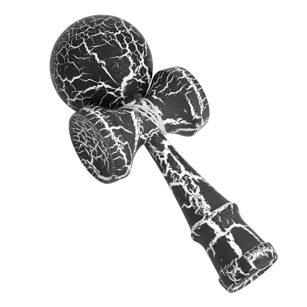 Japansk Kendama-boll för jongleringsträning, svart & vit