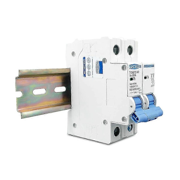 TOMZN 2P DC 1000V Solar Mini Strømbryter DC MCB Strømbryter for PV System, 63A I6(FCC)