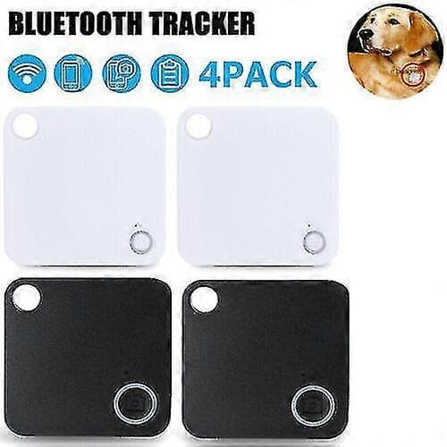 4-pack Bluetooth-spårare för nycklar, husdjur och andra värdesaker - utbytbart batteri