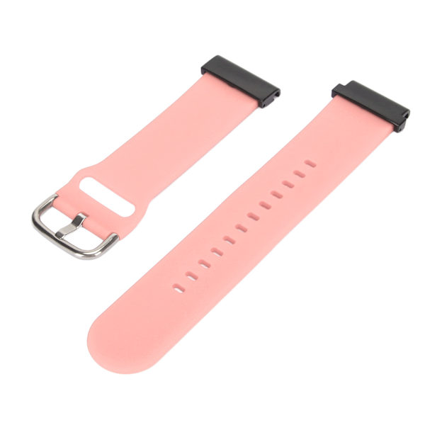 26 mm silikon klokkearmbånd Fleksibelt justerbart erstatningsarmbånd for Fenix 7X 6X 5X Rosa [C]