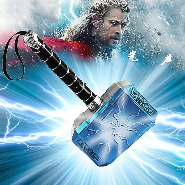 Halloween Maskerad Thor's Hammer Led Glödande och skramlande Thor's Hammer