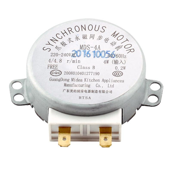 Kompatibel med Midea Mikrobølgeovn Synkron Bakke Motor MDS-4A 220-240V[C]