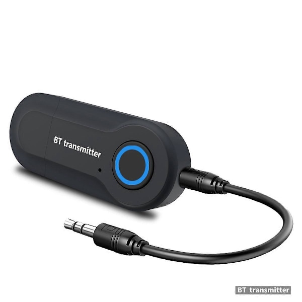 GT09S USB Bluetooth-sändare 3,5 mm Ljudadapter TV Dator Bluetooth-ljudsändare (FCC)
