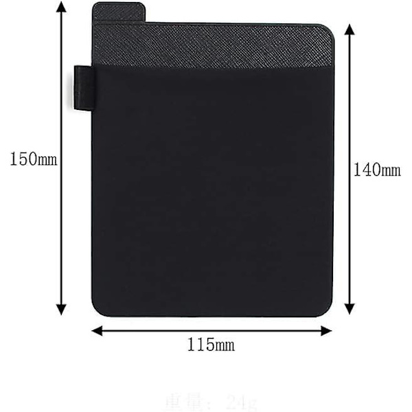 Bärbar hårddisksfodral för Laptop - SSD Solid State Drive - Återanvändbar Lim - Fäst på Extern Hårddisk Bärväska - Fickficka (Svart)