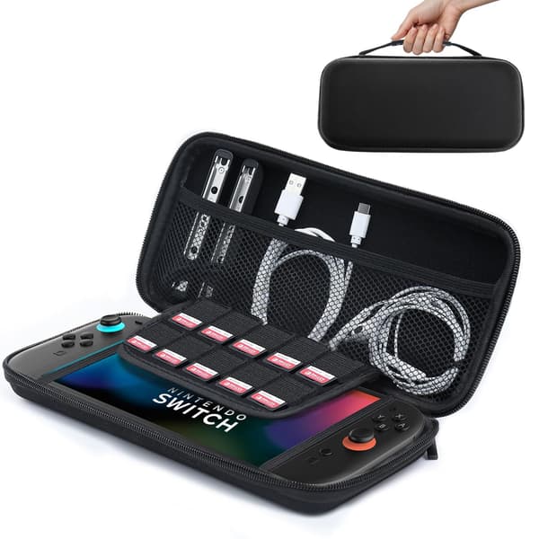 Nintendo Switch 2 Hard Shell-etui Bærbar Reiseveske for Konsoll og Tilbehør