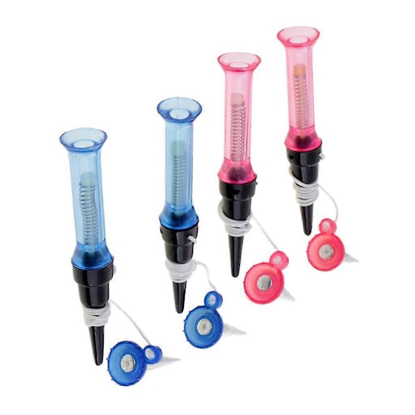 4 Stycken Hållbara Flexibla Plastfjäder Golf Tees Set Golftillbehör (C)