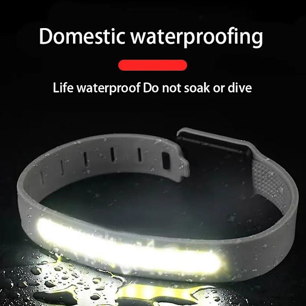 Löparlampor för löpare Armband Reflekterande Laddningsbar LED Jogging Walking