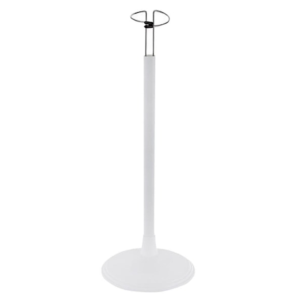 4x Justerbara Dockställ Displayhållare för Dockor Actionfigurer 45cm Vit (C)