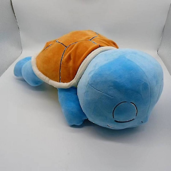 45cm Squirtle Plussj, Søt Sovende Squirtle, Myk Stoffdyr, Koselig Sovende Klemmekudde for Barn Gave