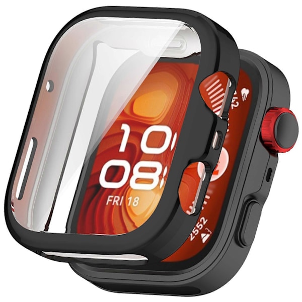 Elektropläterat TPU Full Coverage Skyddsfodral för Klocka (C) Black For Huawei Watch Fit 4