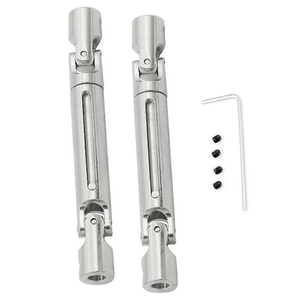 2 stk. MN82 LC79 Metal Drivaksel Drivaksel CVD til Mang Cow MN82 LC79 RC Truck Bil Opgraderingsdele A