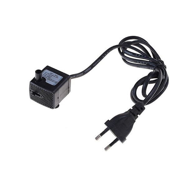 Nedsänkbar vattenpump för akvarium, fontän, fiskdamm, etc. - EU-kontakt