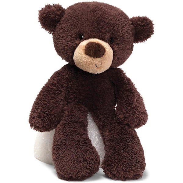 Teddybjørn, senior plysdyr fra 1 år og opefter, chokoladebrun, blød og behagelig, er den bedste gave til børn