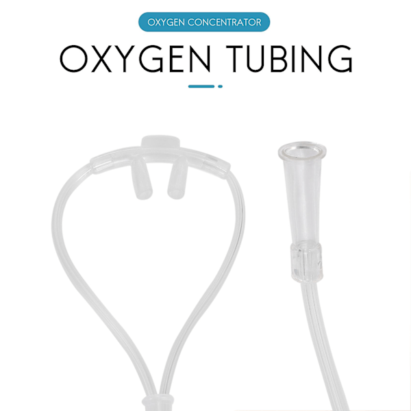 8M Blød Næse-Oxygenrør Næse-Oxygenkanüle Næserør Velegnet til Oxygen Generator