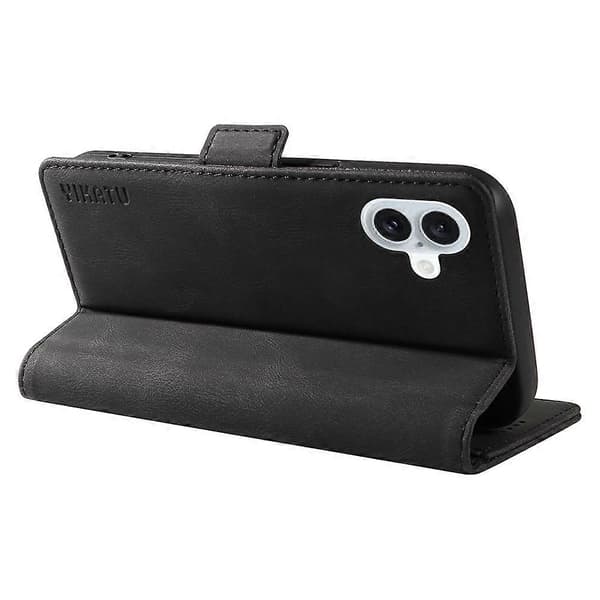 Kompatibel med iPhone 16 Plus Plånboksfodral Läder Telefonfodral - WELLNGS