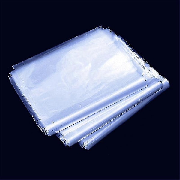 100 st Krympfilm Klar PVC Krympbar Förpackning Omslag Tätningsskydd 18 X30cm (C)