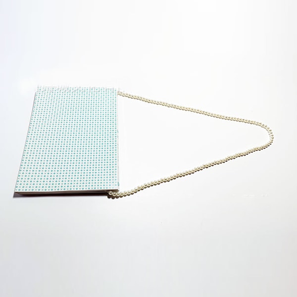 Perle Taskekæde Slidstærk DIY Perle Bead Taskekæde til Håndtaske Kæder Tilbehør 70cm / 27.6in Hvid[C]