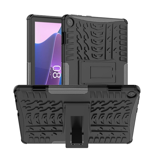 Dekkstruktur TPU+PC-etui for Lenovo Tab M10 3. generasjon Mavi Black