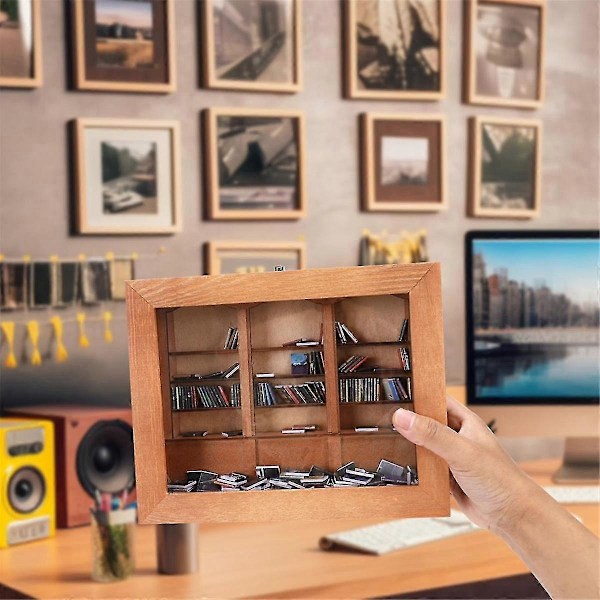 Stressreducerande 200 Böcker Miniatyrbibliotek Skaka Din Ångest B