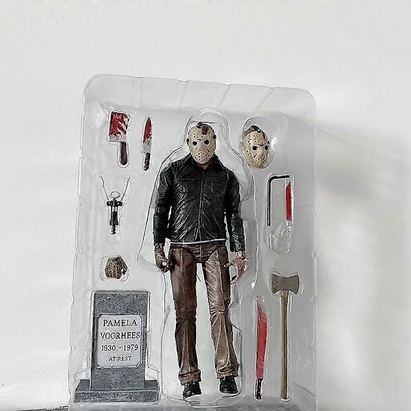 Fredag den 13. Figurleker Freddy Jason Voorhees Blod Ultimate Actionfigur Jason Samleobjekt Modellleke Julergaver